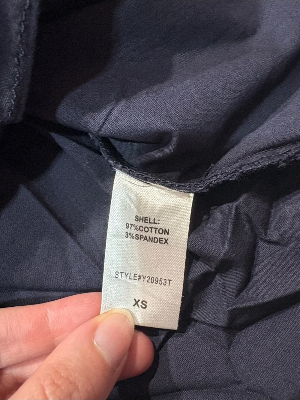 NWOT Tuckernuck Navy Easton V-neck 3/4 Puff Sleeve Blouse